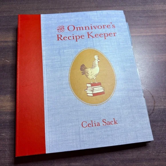 The Omnivore's Recipe Keeper Celia Sack Ten Speed Press‎ Spiral Recipe Journal