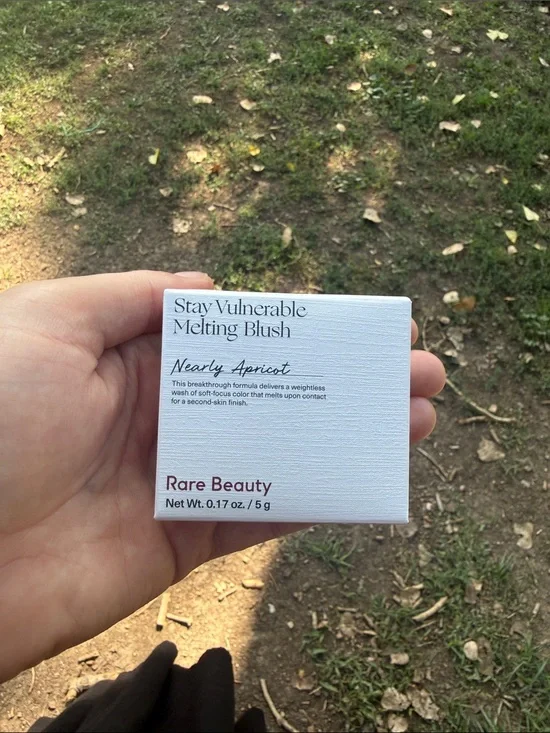Rare beauty stay vulnerable nearly apricot melting blush