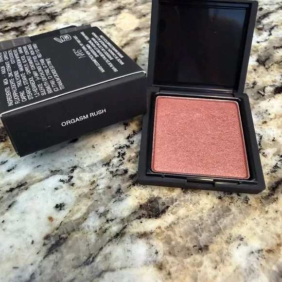 NARS Orgasm Rush Blush Mini 0.09 oz 2.5g Peach Rose Shimmer New in Box