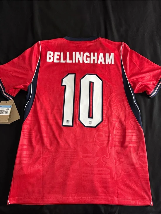 RARE England 🏴󠁧󠁢󠁥󠁮󠁧󠁿 #10 Jude Bellingham 2026 FIFA World Cup Nike Away Jersey