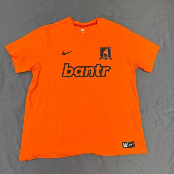 Nike Ted Lasso AFC Richmond Bantr Graphic T-Shirt Mens XXL Orange 363277-81J