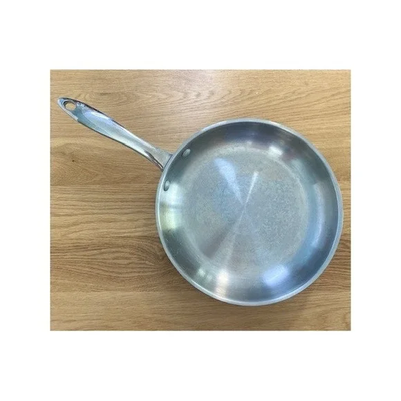 Wolfgang Puck Omelet Pan 10 Inch Silver Good Stainless Steel Café Collection