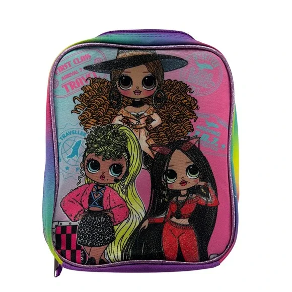 LOL Surprise‎ OMG Dolls Rainbow Lunch Bag Box New with Tags Girls Kids