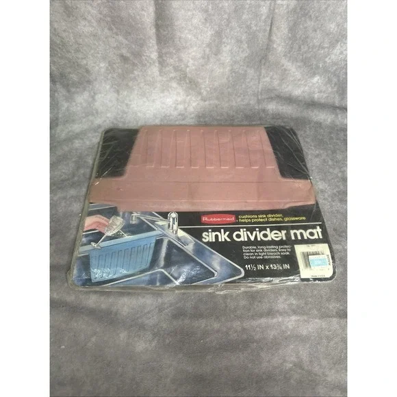 VTG 1987 Rubbermaid Twin Sink Divider Mat 11.5