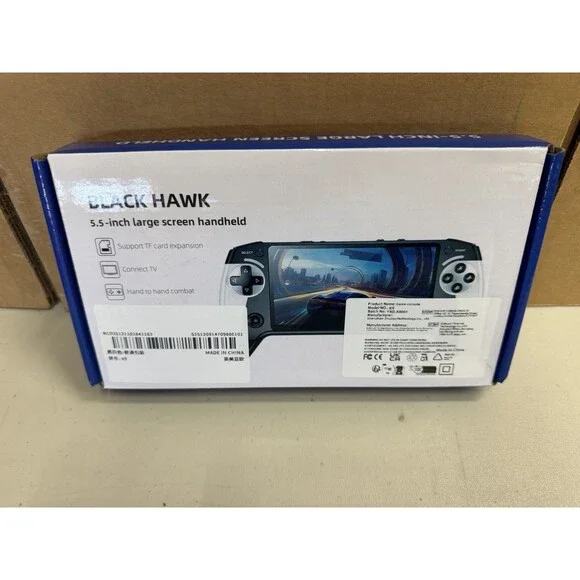 Black Hawk X9 5.5in Large Screen Handheld Game Console w/ TV Connectivity