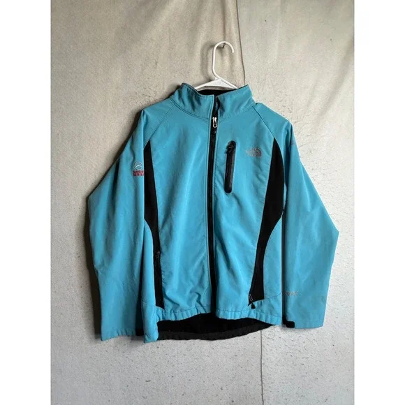 The North Face Summit Series Windstopper Softshell Jacket Blue Black XXL