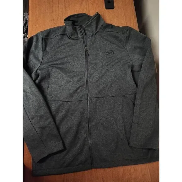 The North Face Men LARGE grey APEX CANYONWALL Full Zip Jacket