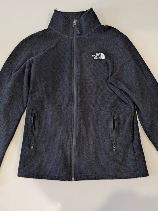 The North Face Mens Black Fleece Jacket - Full Zip