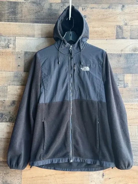 The North Face Men's Denali Fleece Jacket - Hooded - Black - Size XL