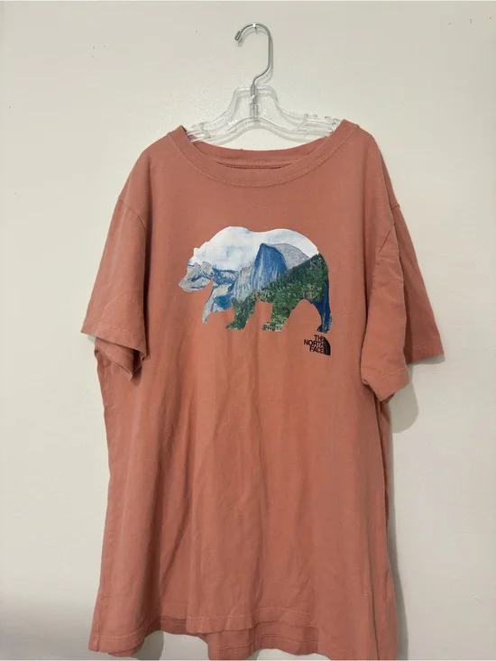 The North Face Bear Graphic T-Shirt - Dusty Rose