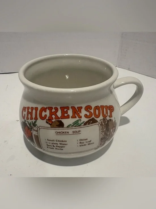 Chicken Soup Ceramic Soup Mug