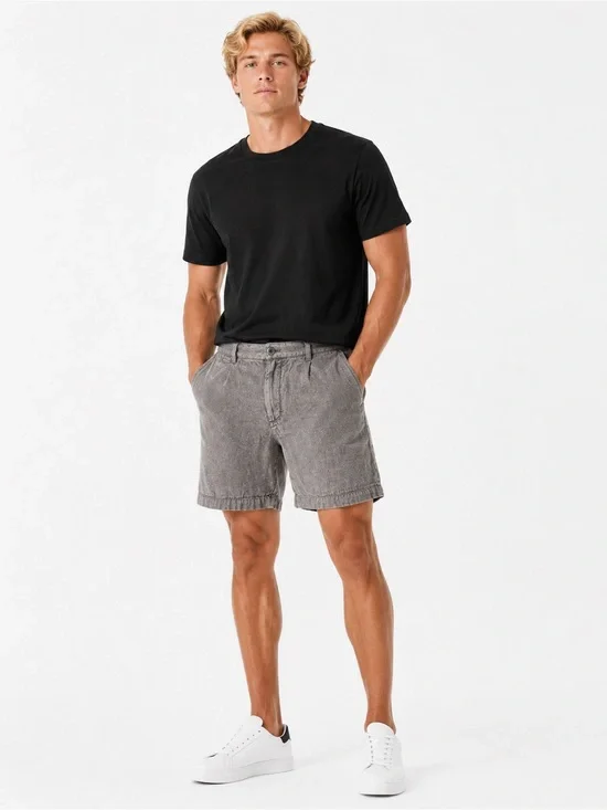 Banana Republic Men’s Gray Linen Blend 7” Shorts Size 32