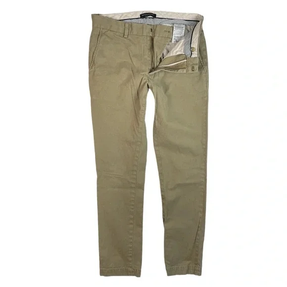 MJ134 Men’s Banana Republic SKINNY Fit FULTON Preppy Chino Pants 30x30