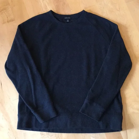 BANANA REPUBLIC | Men's Midweight Long Sleeve Cotton Blend Top