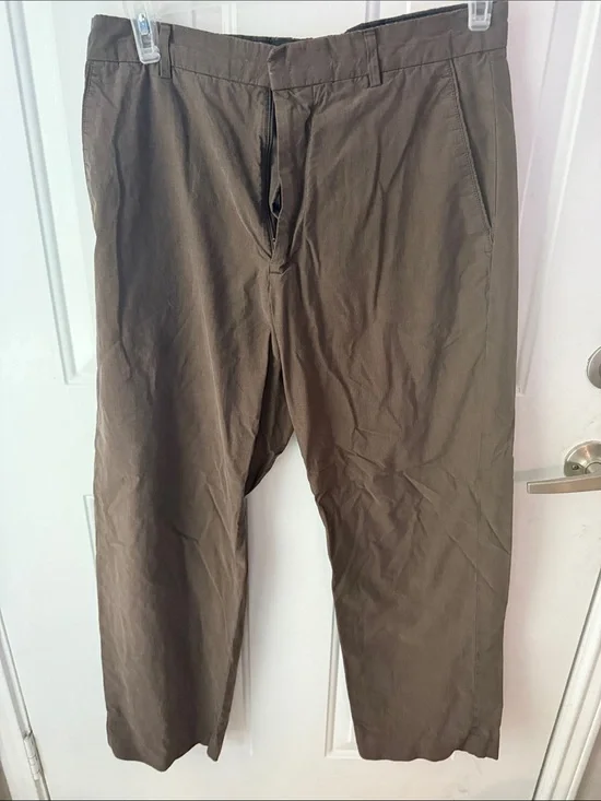 Banana Republic Men's Olive Brown Dress Pants