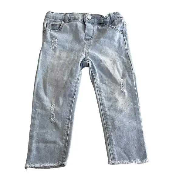 Zara girls distressed denim jeans size 12-18 months