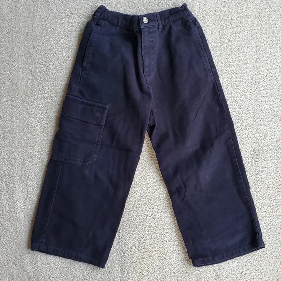 Vintage 90's Gymboree Boys Black Cargo Dress Pants Medium 3 to 4 yrs. 3T 4T Y2K