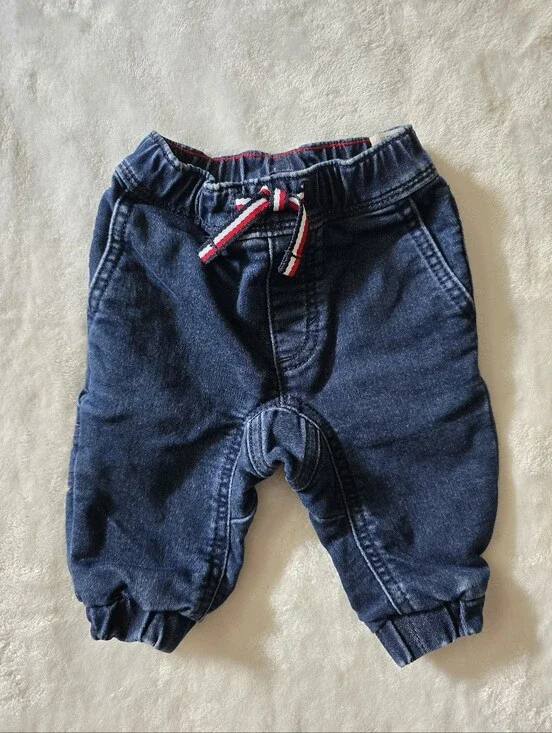 Tommy Hilfiger Infant Straight Slim Jeans - Size 0-3M