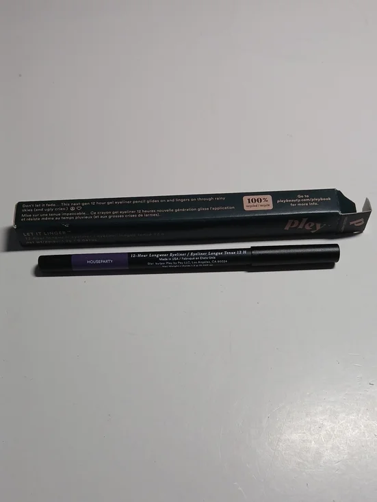 Pley Eyeliner Gel Pencil - Houseparty Purple Shade - 12hr Wear Long Lasting