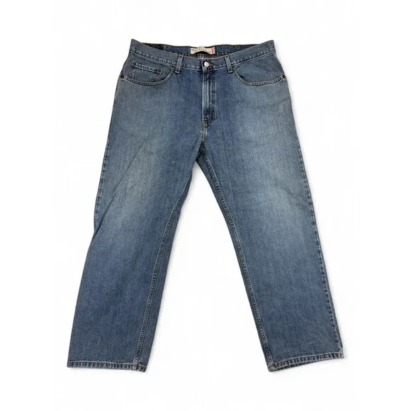 Levi's Men's Straight Leg Jeans W38 Classic Blue - 505‎ Style