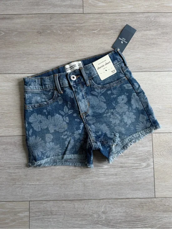 abercrombie kids shortie short high rise girls size 9/10