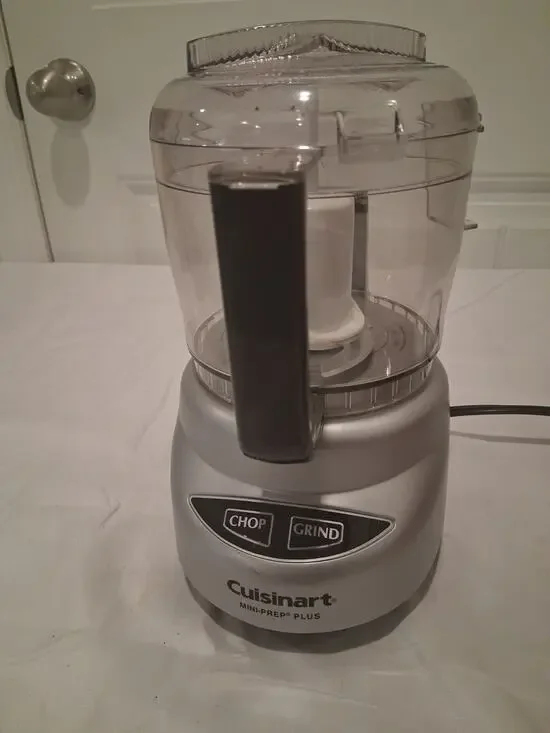 Cuisinart Mini-Prep Plus 3-Cup Food Processor Chopper Grinder Silver DLC-2A