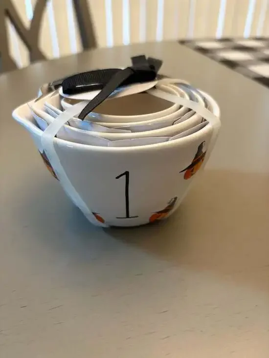 Rae Dunn Jack o Lantern Nesting Measuring Cups Set