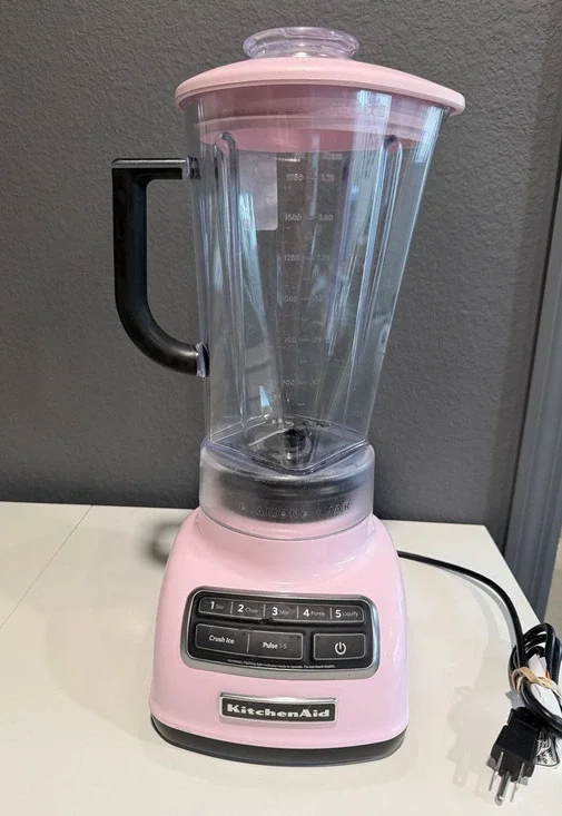 Kitchen Aid Pink Breast Cancer-Pink-5 Speed Smart Power Blender💞