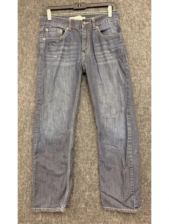 Levi's 505 Straight Leg Denim Jeans Size 16 Reg 28 x 28 Blue