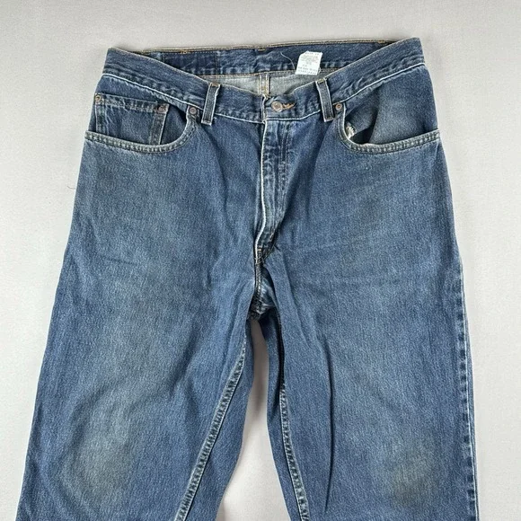 Vintage Levi's 560 Loose Tapered Jeans 34x30 Medium Wash Made In USA