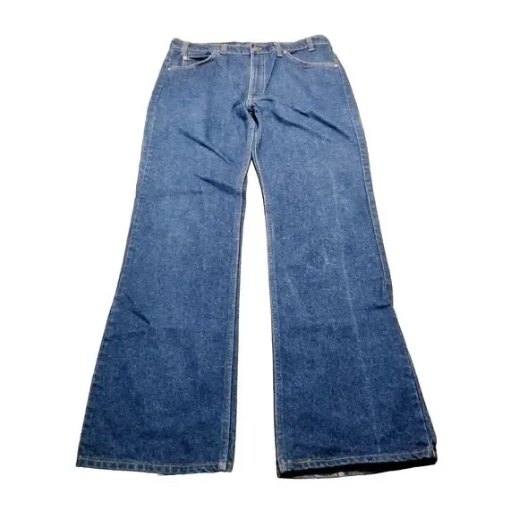 Levi's 517 Jeans Men Size 36x34 Orange Tab Vintage Denim 1993 USA Made (35x34.5)