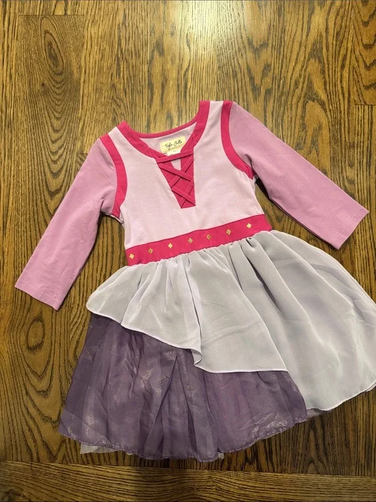 Girls Pink and Purple Costume Dress