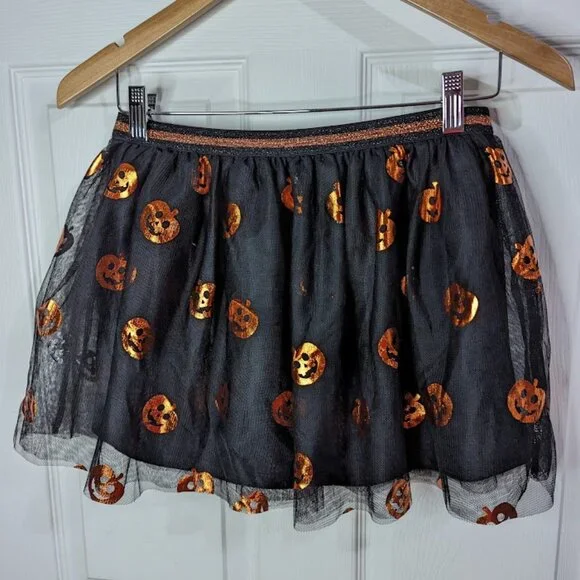 Celebrate Halloween girls pumpkin tutu size large