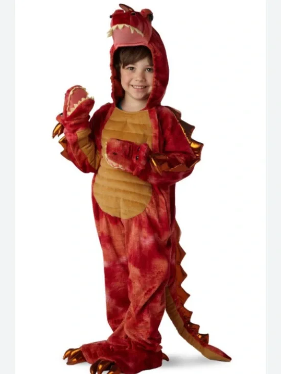 HYDRA the Three Headed Dragon Plush Footless Costume Size Small 6