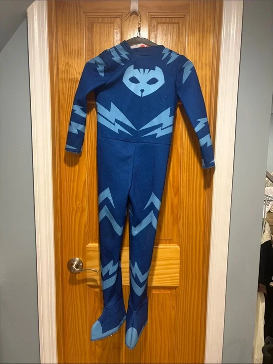 Children's Dark Blue Lightning Superhero Costume