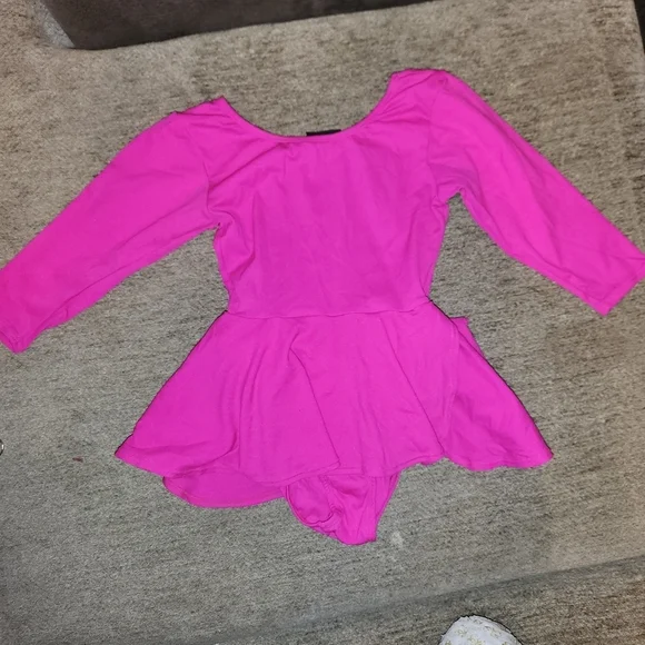 Girls In Motion Pink Kids Leotard