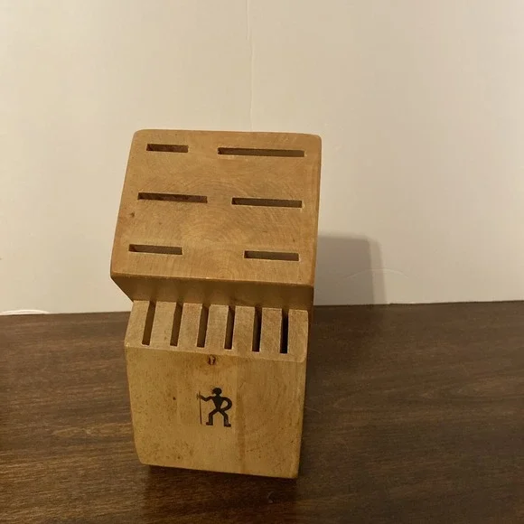 J.A. Henckels International 12 Slot Wood‎ Knife Block Holder ONLY 