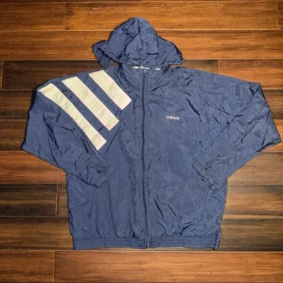 1990s Adidas Vintage Windbreaker Jacket