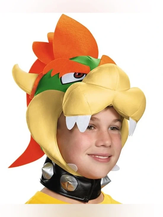 Super Mario™ Youth Costume Bowser Headpiece