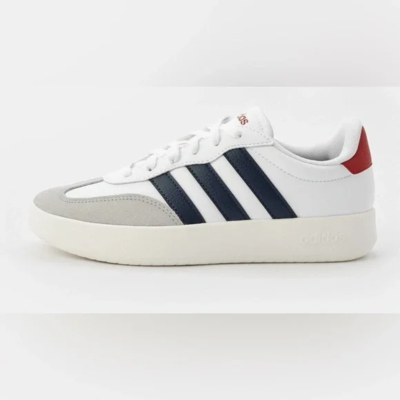 Adidas Barreda Men's Athletic‎ Shoe White Sneaker Footwear Casual Trainers 8.5