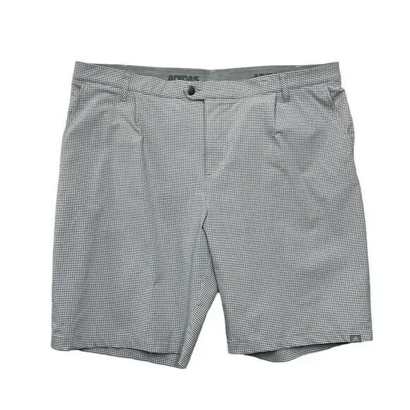 Adidas Men's‎ Ultimate365 Gray Gingham Check Golf Shorts