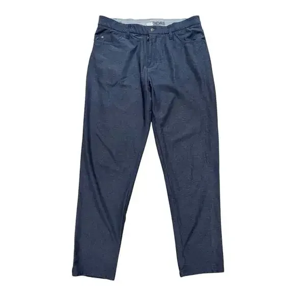 Adidas Men’s 33x30 Blue/ Gray  Golf Pants Stretch Performance Straight Leg