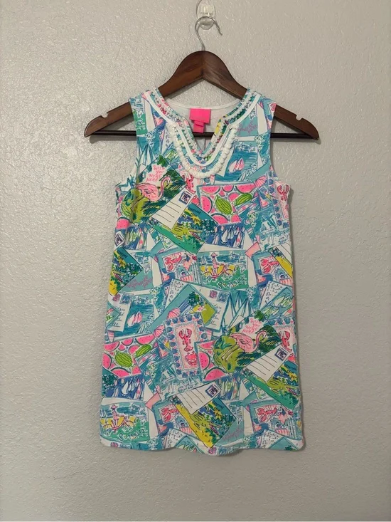Lilly Pulitzer Girls Mini Harper Shift Dress