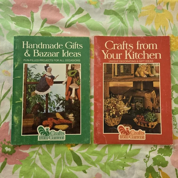 Vintage Craft Pattern Books Lot Of 2