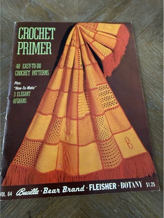 Bucilla Vintage Crochet Pattern Book 48 Projects 1972 31 Pgs