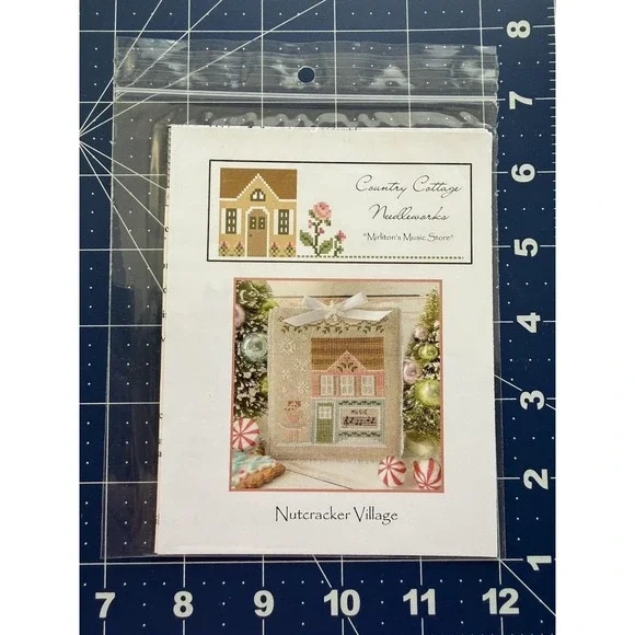 Mirliton's Music Store by Country Cottage Needleworks Small cross stitch pattern