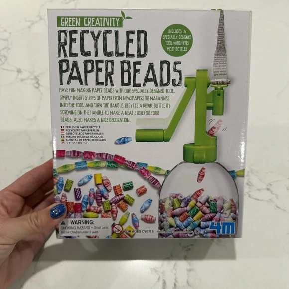 Recycled Bead Crafting Kit Necklace Creative Gift Idea