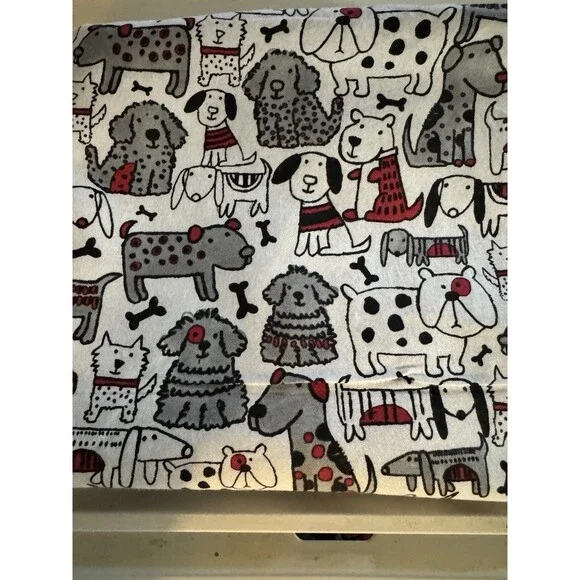 72” Dogs In Sweaters Cotton Flannel Fabric Crafts Sewing