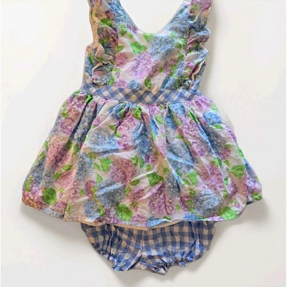 Tommy Bahama Hydrangea Dress with Bloomers for‎ 18 months Floral Print