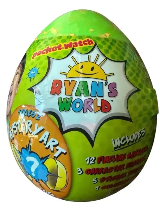 Ryan S World Mystery Art Large 14” Surprise Egg Series 2 Art Sets Kids Ages 5+